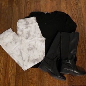 ⚡Tie dyed denim legging⚡